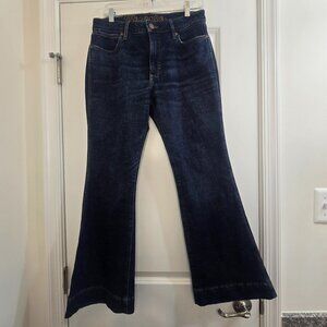 Women's Wrangler Ellery High Rise Trouser Jean - Dark Wash